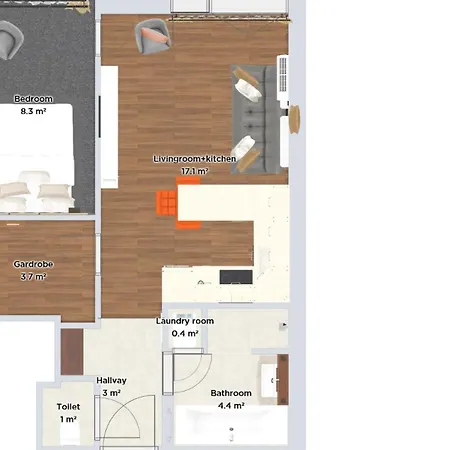 Διαμέρισμα Perfect Place In The Center With Fast Wifi And Free Parking At Riverside